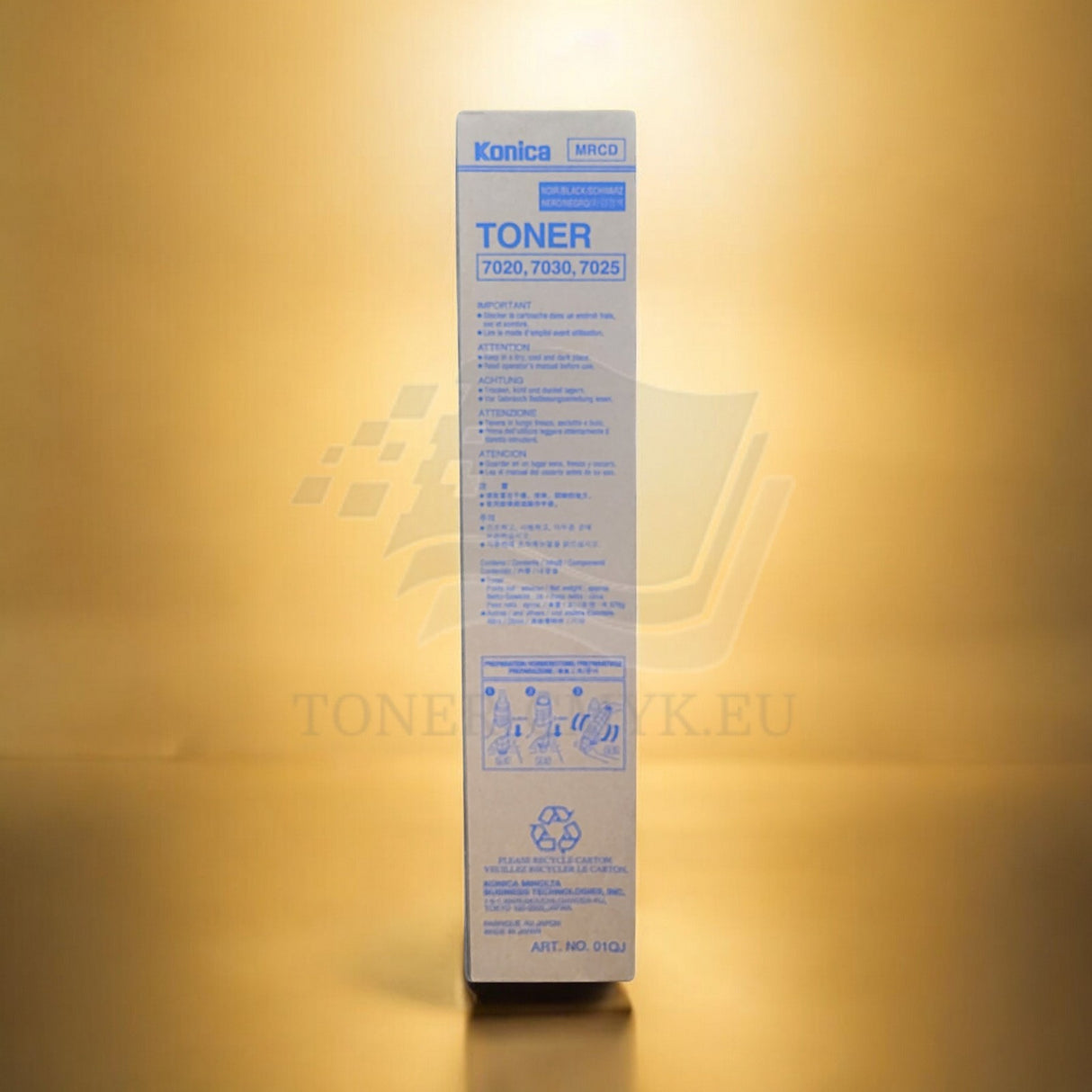 "Originele Konica Minolta Toner Zwart 01QJ voor T-7020 7025 7030 P-011 O NIEUWE OVP