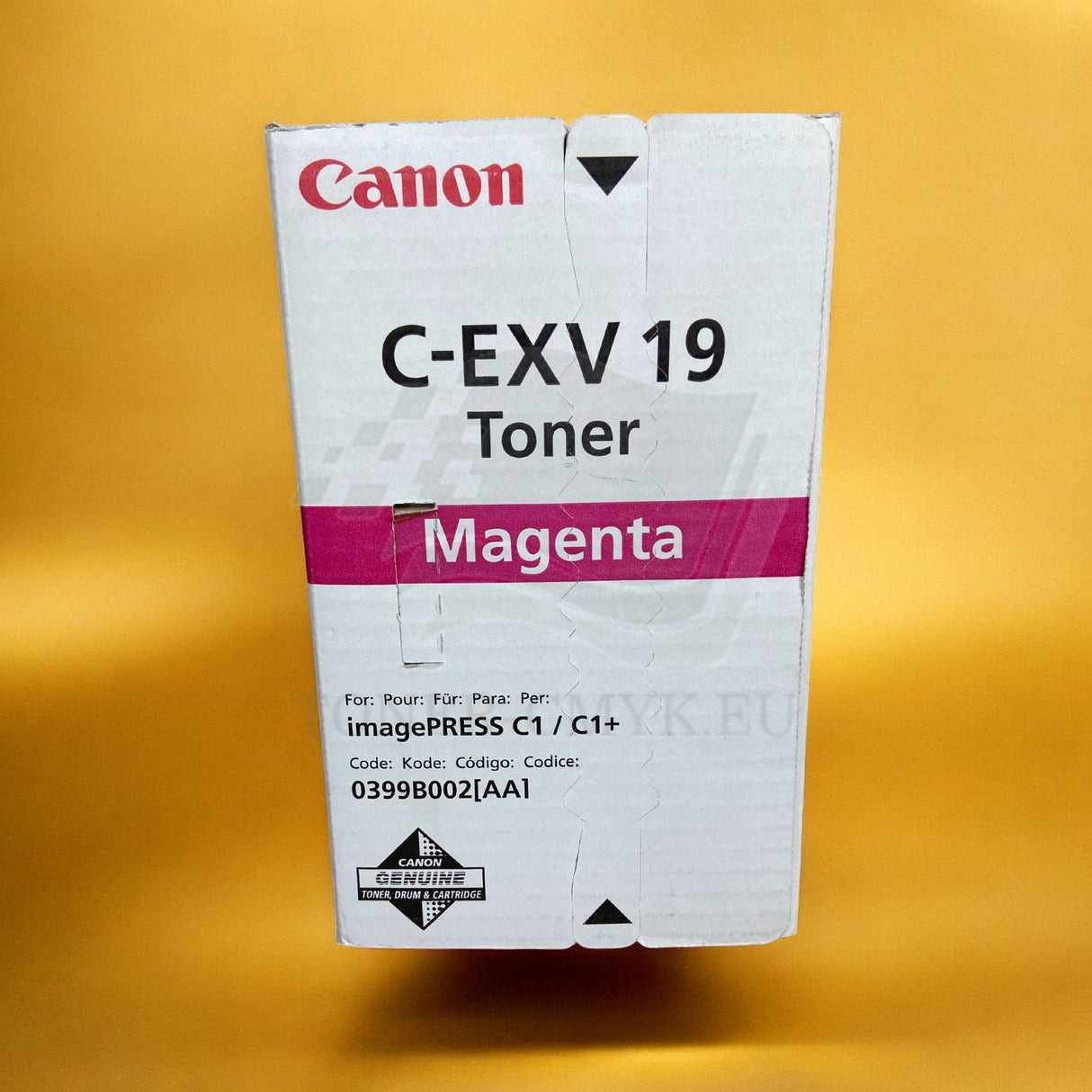 "Originele Canon C-EXV 19 Toner Magenta 0399B002 voor imagePRESS C 1 NIEUWE OVP