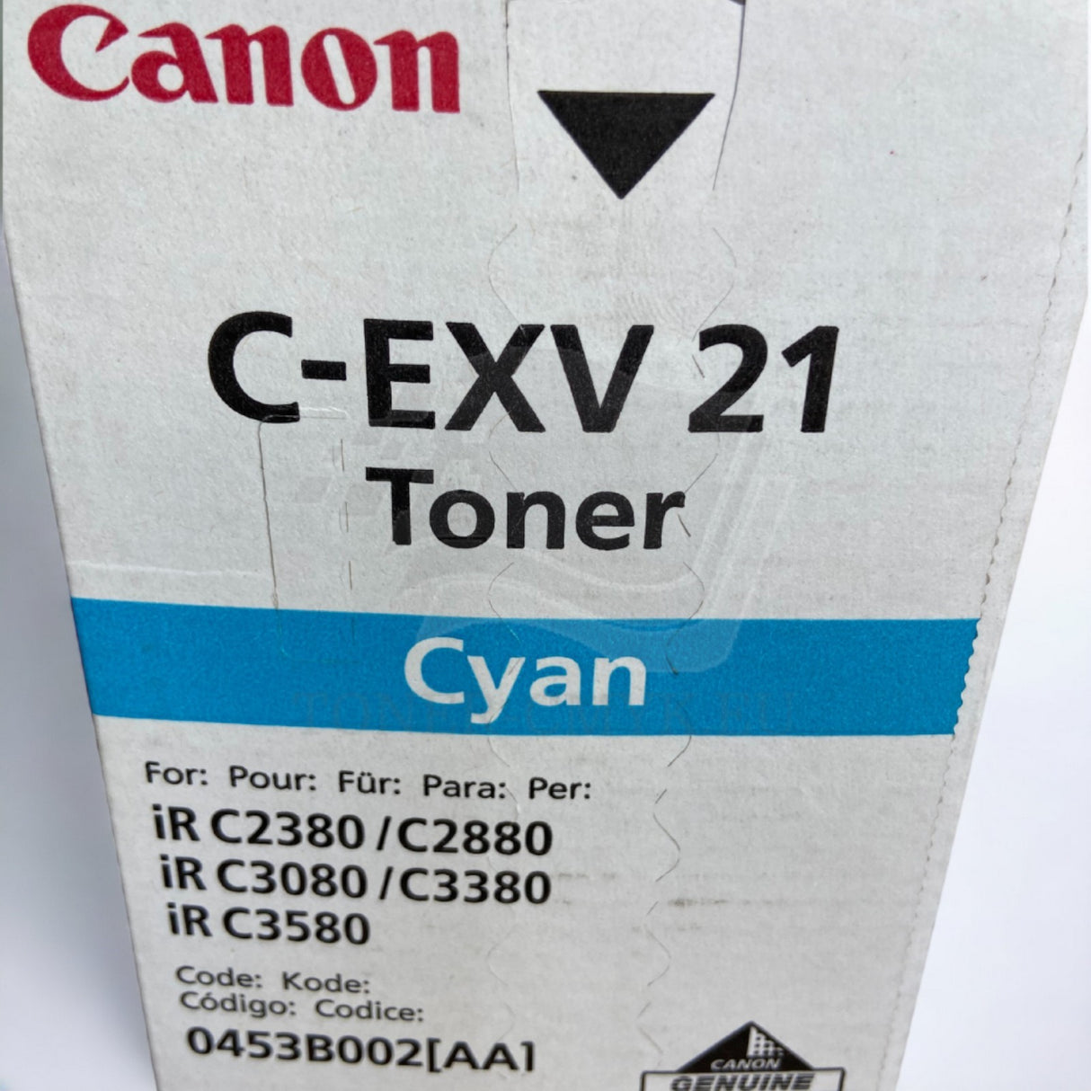 Original Canon 0453B002 / C-EXV21 Tonerkartusche Cyan f�r iR C2380i C3580 NEU