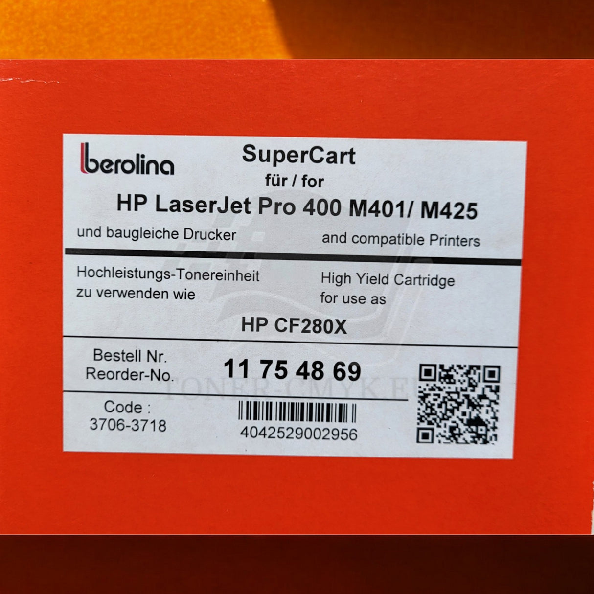 Compatible HP LaserJet Pro 400 M401 Toner CF280X Black NEU OVP