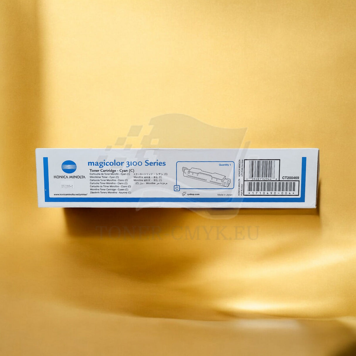 Originální toner Konica Minolta azurový 1710490-004 pro Magicolor 3100 NEW OVP