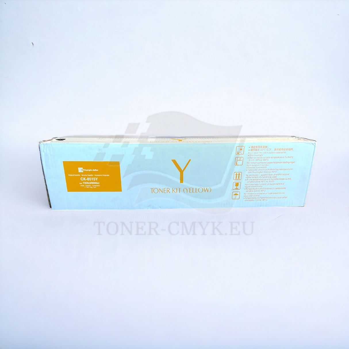 Original Triumph Adler CK8515Y Toner Yellow 1T02NHATA0 for TA 7006ci 8006ci NEU