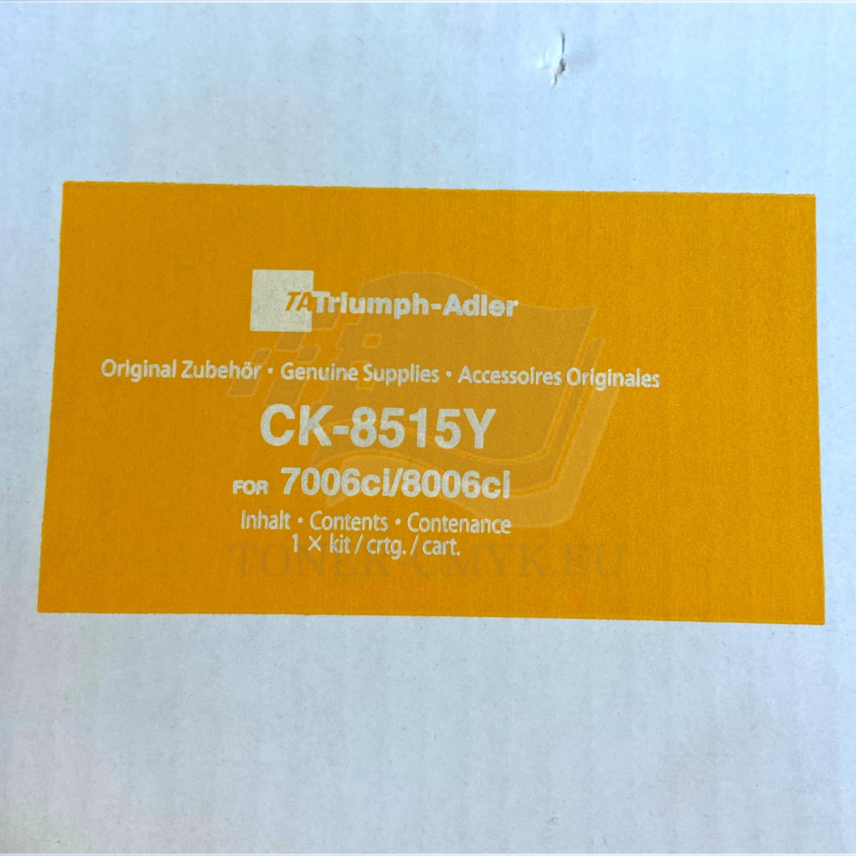 Original Triumph Adler CK8515Y Toner Yellow 1T02NHATA0 for TA 7006ci 8006ci NEU