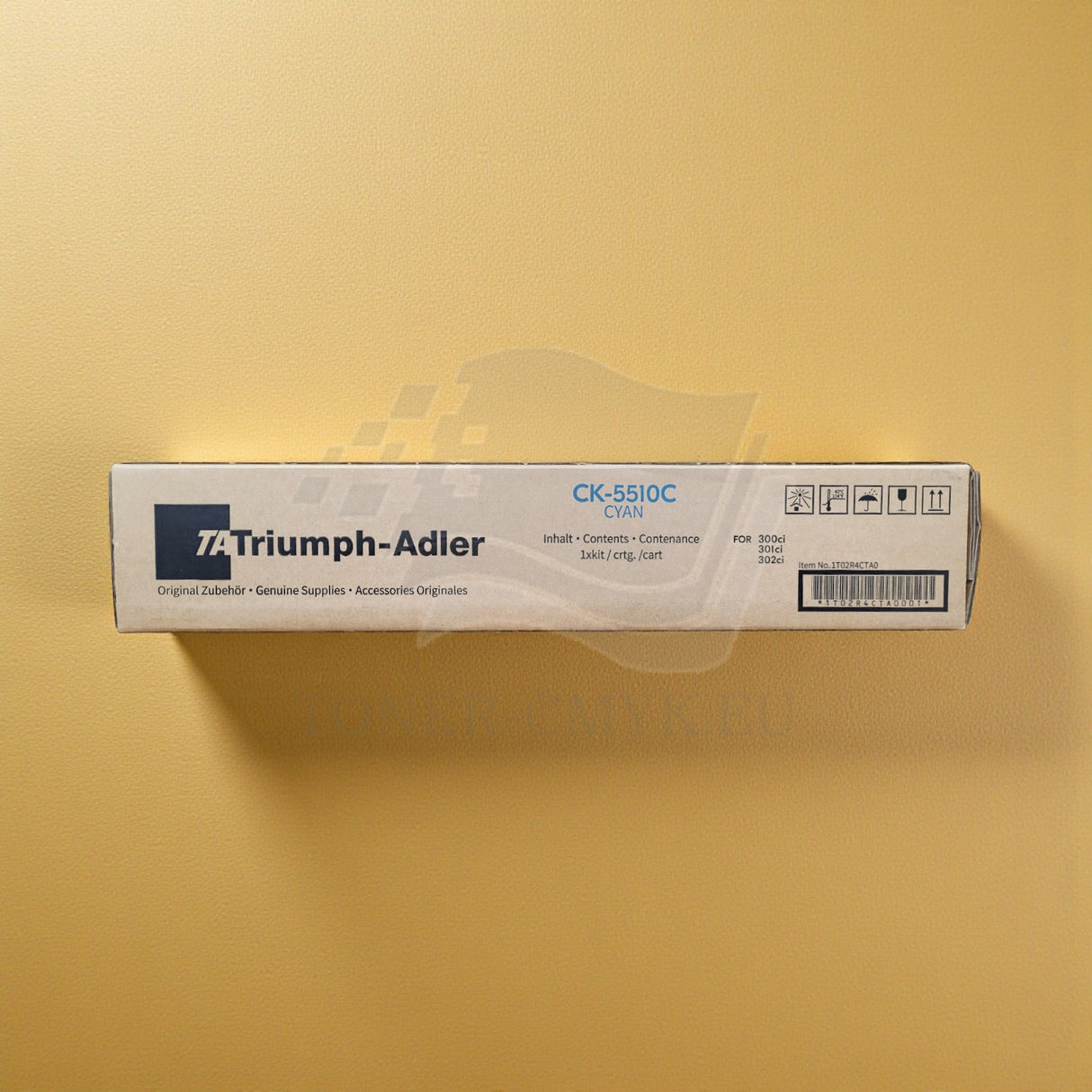 "Toner cyan d'origine Triumph Adler CK-5510 1T02R4CTA0 pour 300ci 301ci NOUVEAU OVP