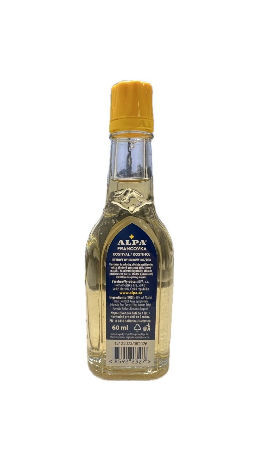 ALPA Francovka Beinwellwurzelextrakt Kostival mit 60% Alkohol 60ml Flasche TOP!!