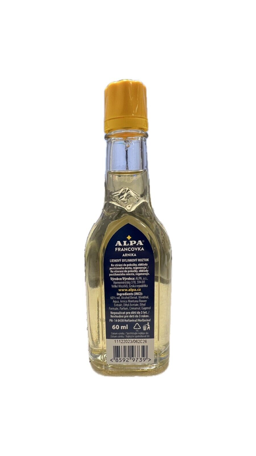 ALPA Franzbranntwein Arnika Extrakt mit 60% Alkohol 60ml Flasche !!! TOP !!!