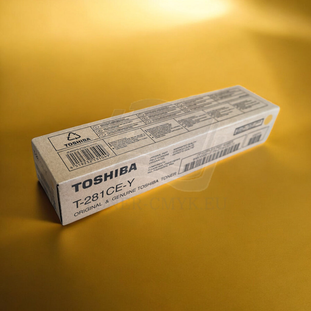 ''Original Toshiba T-281CE-Y / 6AK00000107 Toner Gelb (Yellow) for 281C 351 451