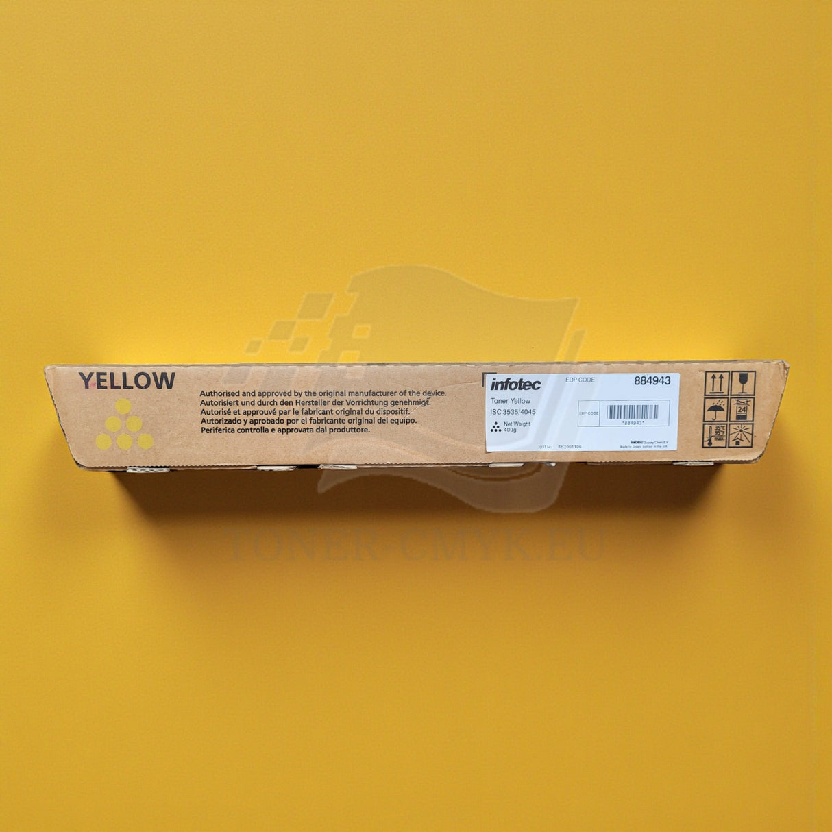 "Originální Infotec Toner Yellow Yellow 884943 pro ISC 3535 / 4045 Nový