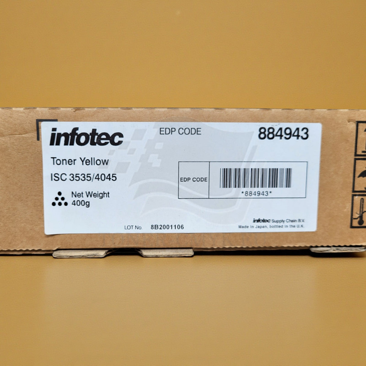 "Originální Infotec Toner Yellow Yellow 884943 pro ISC 3535 / 4045 Nový