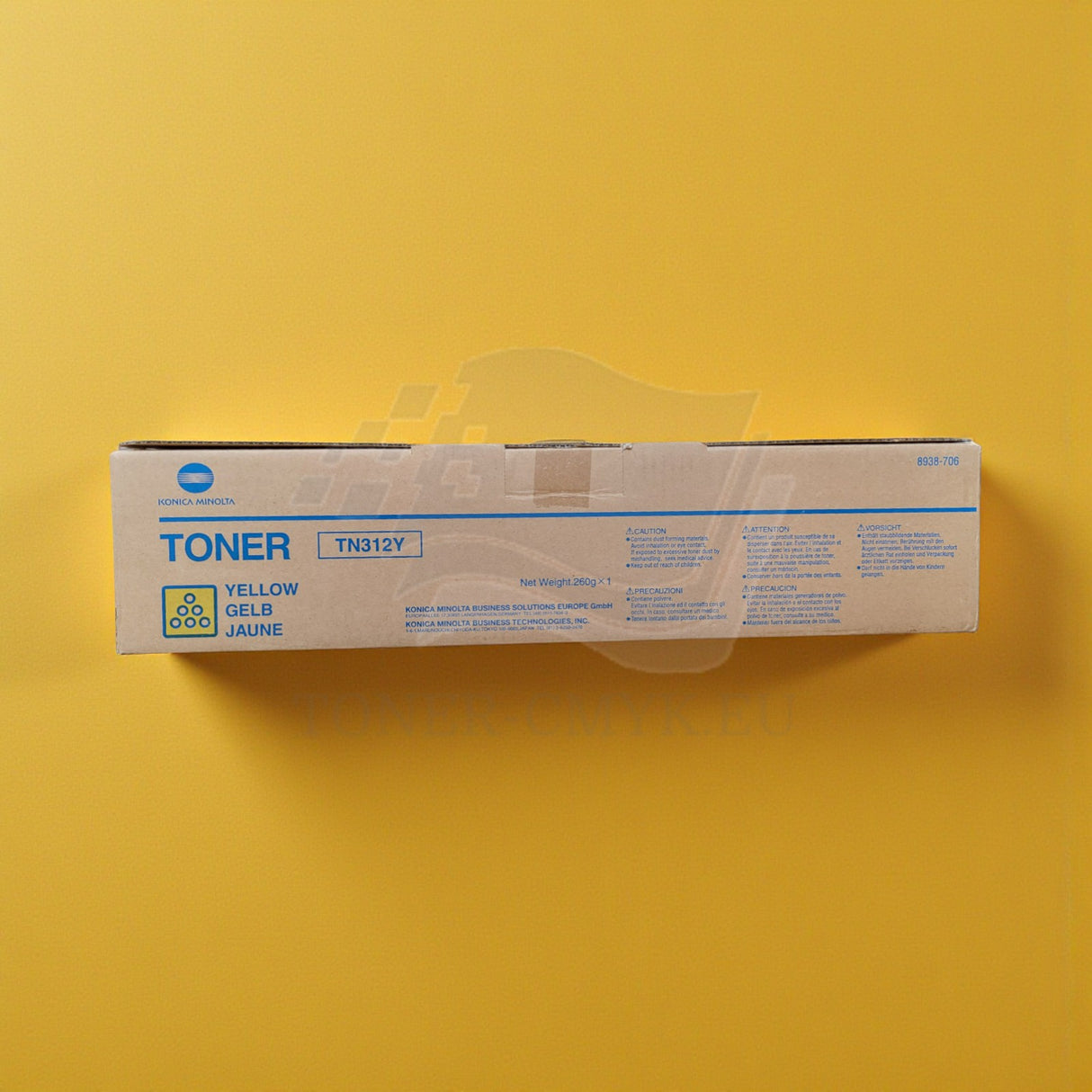 "Originele Konica Minolta TN312 Toner Geel 8938-706