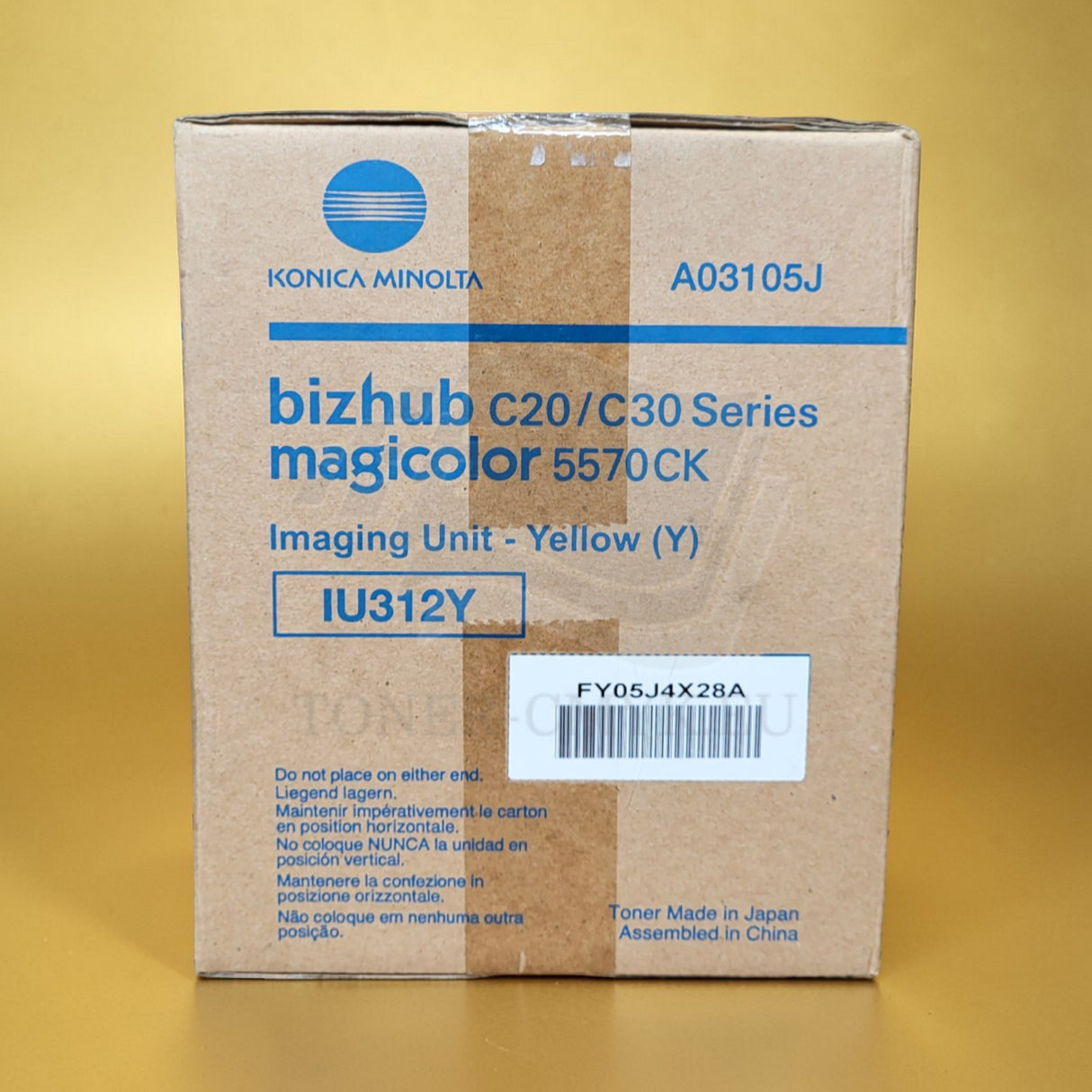 "Original Konica Minolta IU312Y Imaging Unit Yellow A03105J für Bizhub C20 C30