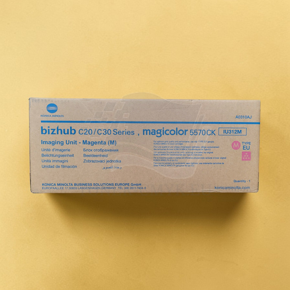 "Original Konica Minolta IU312M Imaging Unit Magenta A0310AJ voor Bizhub C20 C30