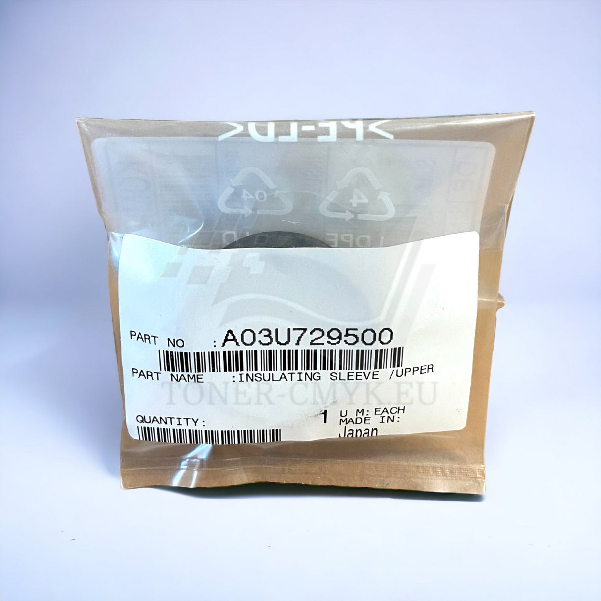 Konica Minolta A03U729500 Upper Fuser Insulating Sleeve bizhub Pro C5500 6500