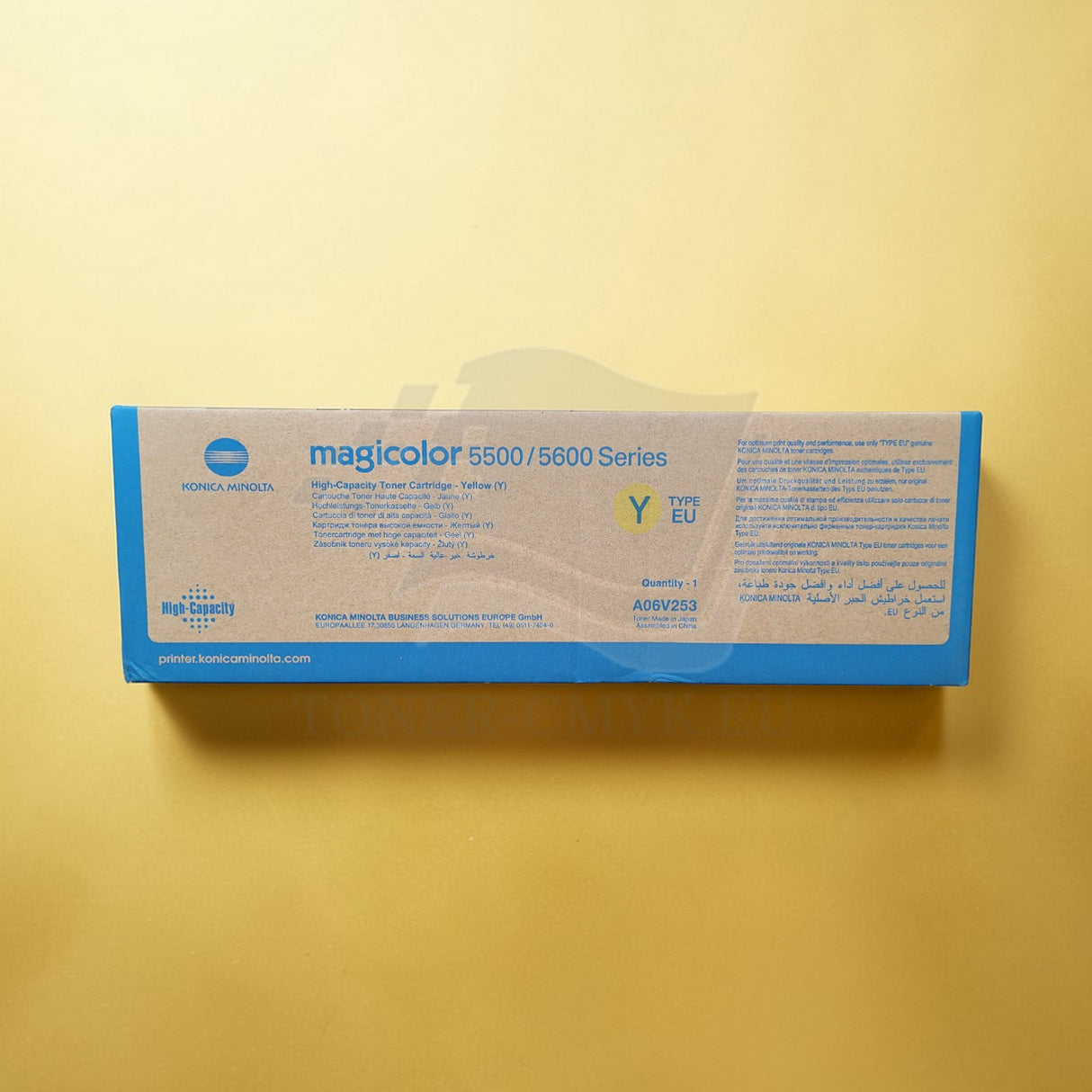 Originální žlutý toner Konica Minolta A06V253 Magicolor 5500 5600 NEU OVP