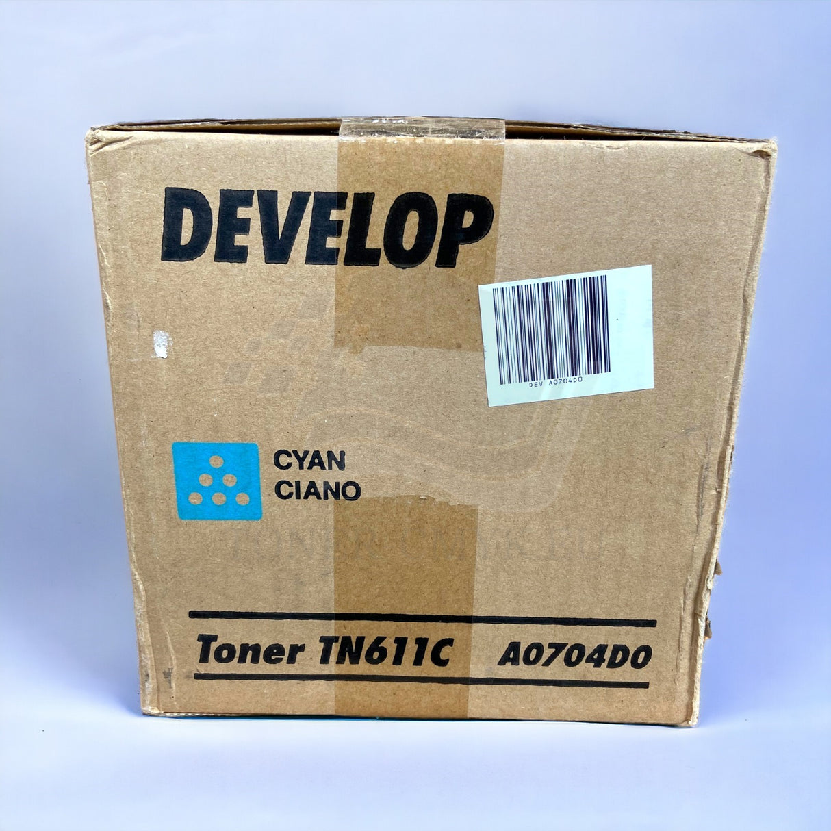 Original Develop TN611 Toner Cyan A0704D0 for Ineo Plus 451 550 650 NEU OVP