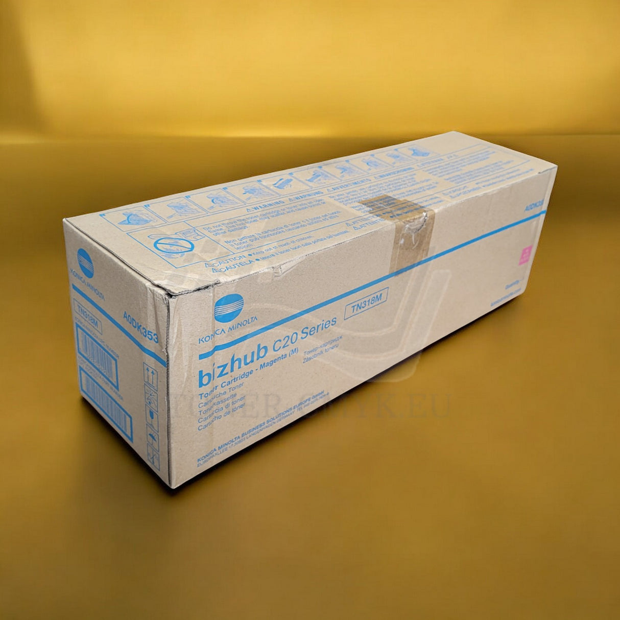 Originální toner Konica Minolta TN318M Magenta A0DK353 Bizhub C20 C20P C20PX NEU