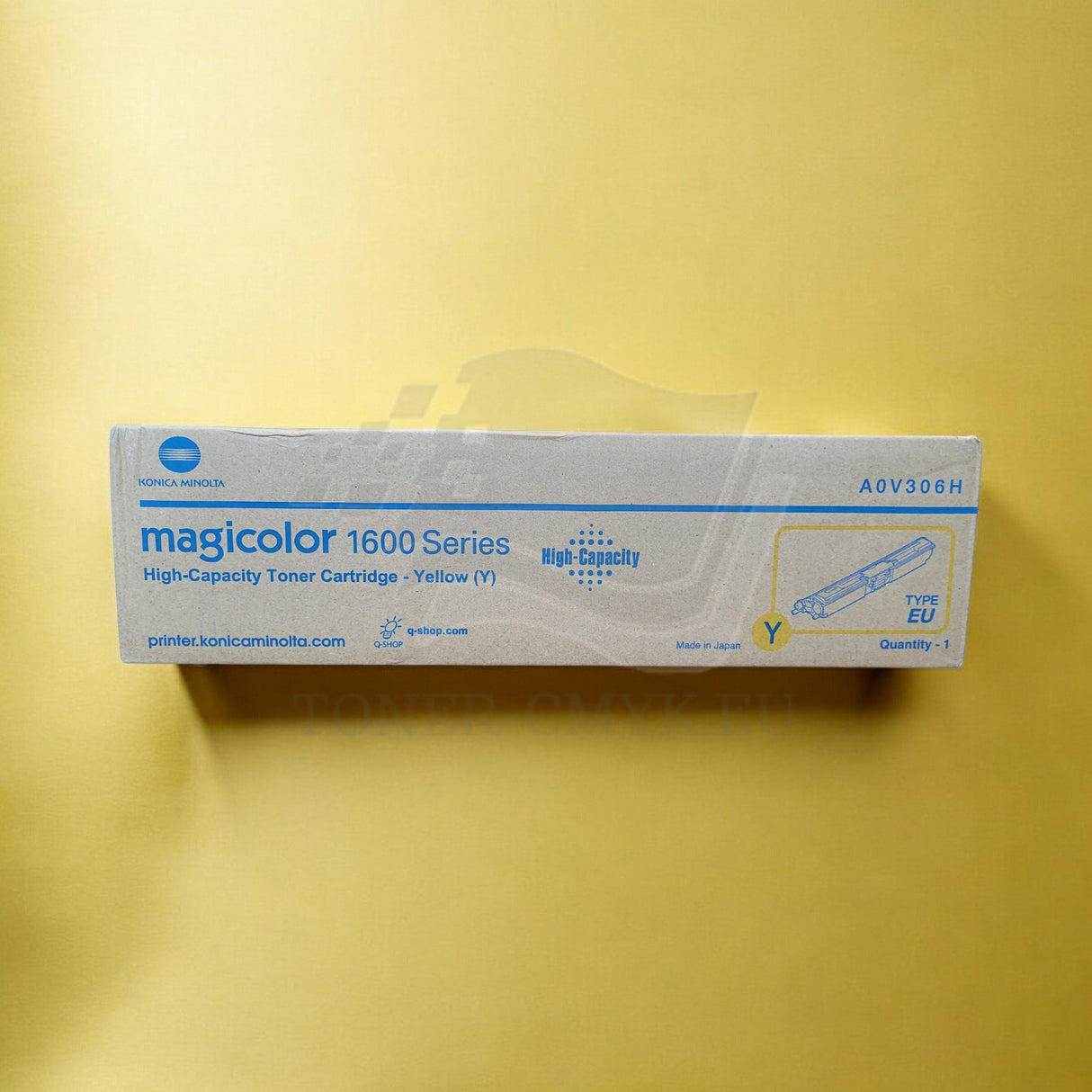 Original Konica Minolta Magicolor 1600 A0V306H Toner gelb
