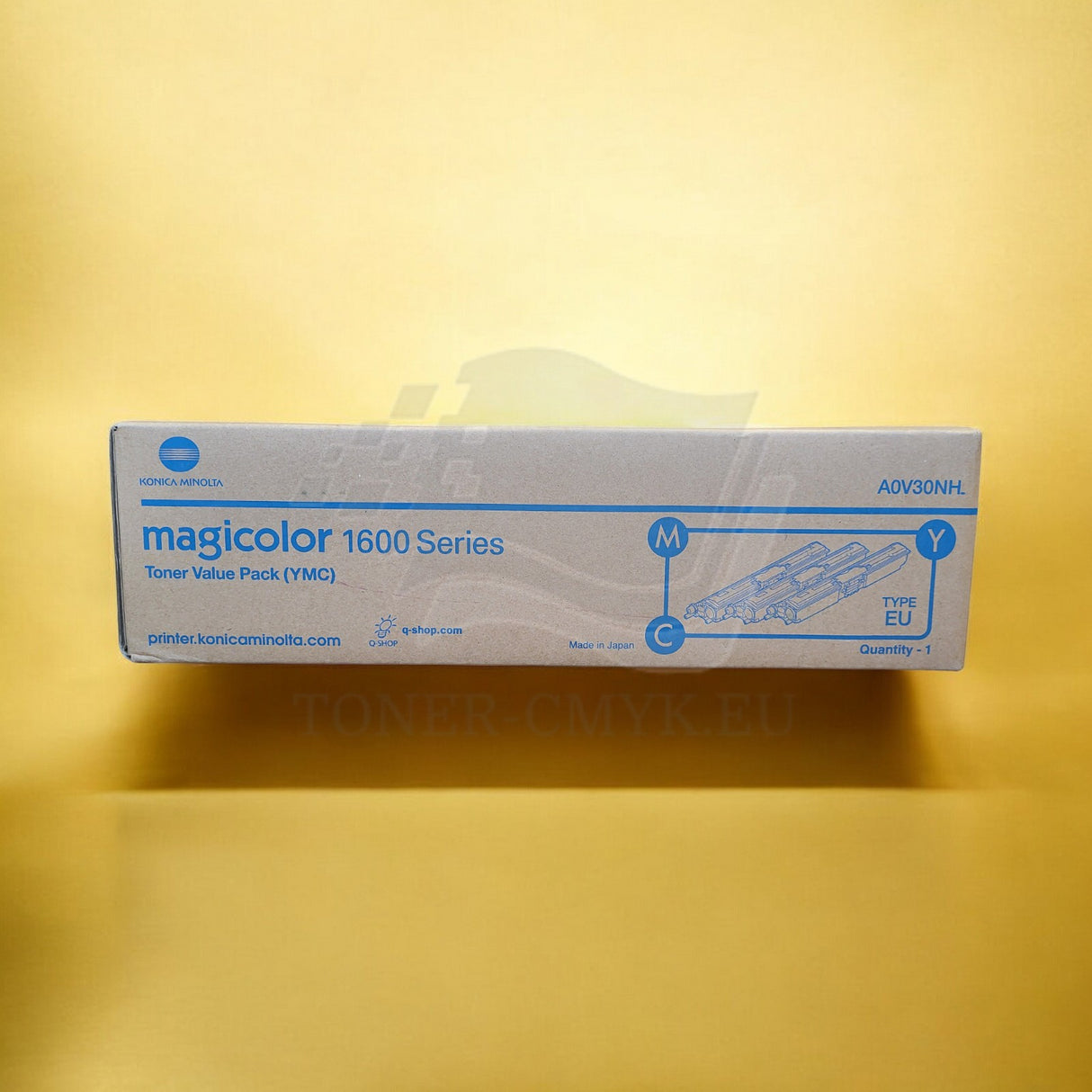 Original Konica Minolta CMY Toner Kit A0V30NH Magicolor 1600 1650 1690 NEU OVP