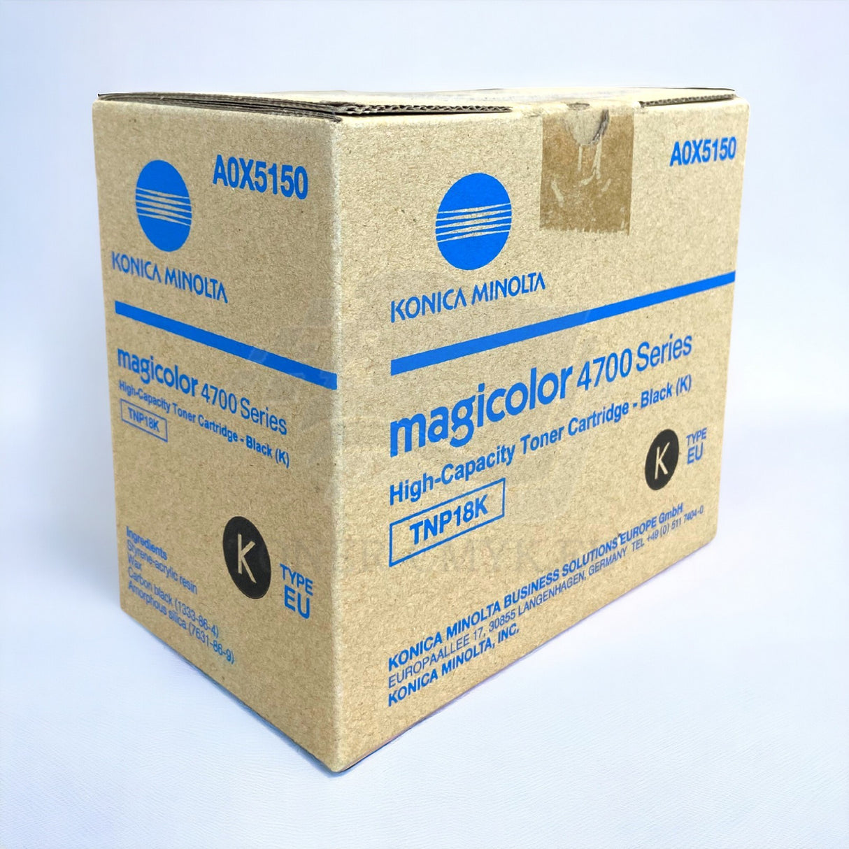Original Konica Minolta TNP18K Toner Black A0X5150 for Magicolor 4700-4750 NEU
