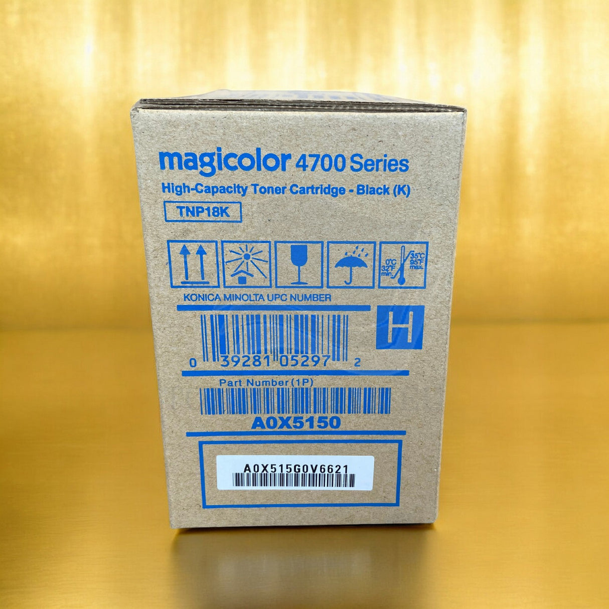 "Originální Konica Minolta TNP18K Toner Black A0X5150 pro Magicolor 4700-4750 NOVINKA^