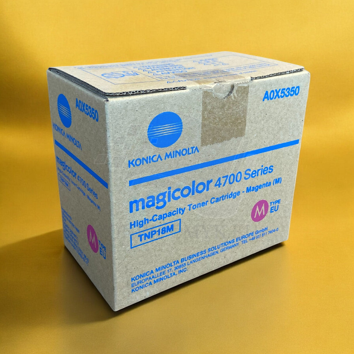 Original Konica Minolta TNP-18M Toner Magenta A0X5350 for Magicolor 4700-4750