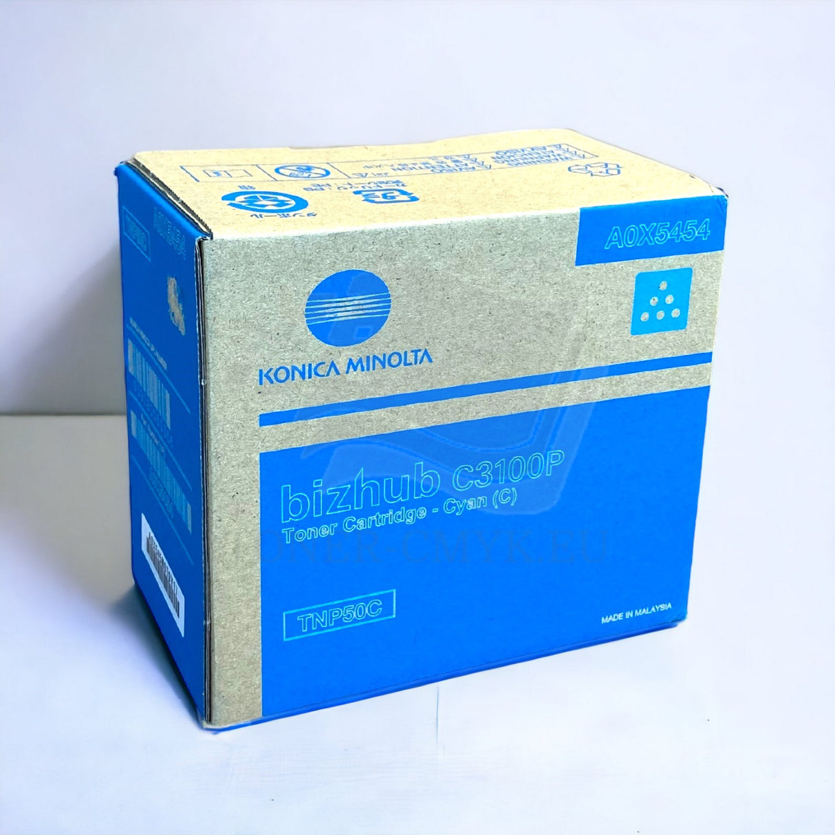 Original Konica Minolta TNP-50C Toner Cyan A0X5454 for Bizhub C3100P NEU OVP