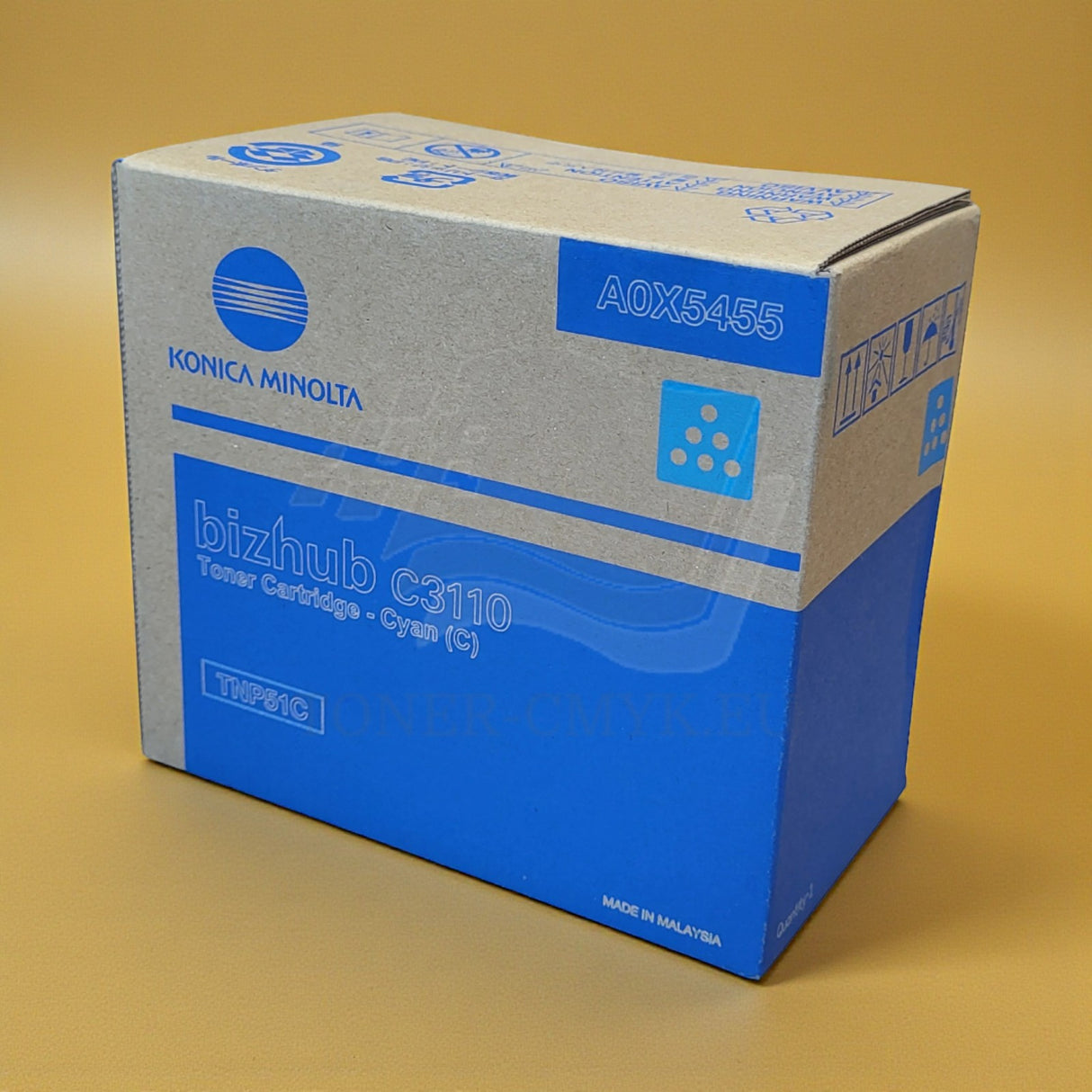 "Originální toner Konica Minolta TNP-51C azurový A0X5455 pro Bizhub C 3110 P NEW OVP