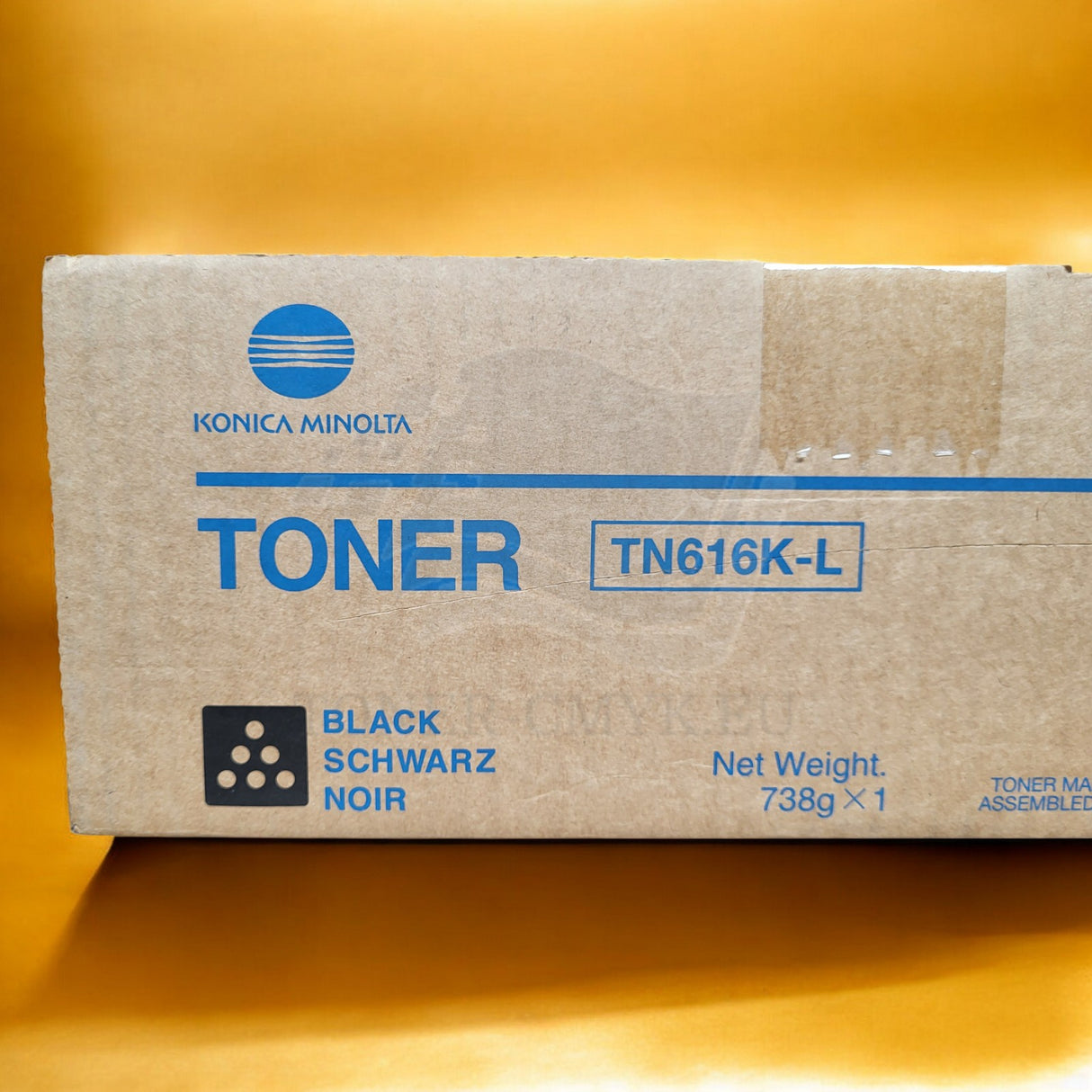 "Originele Konica Minolta TN616-L Toner Zwart A1U9152 Bizhub Pro C 6000 NEU OVP