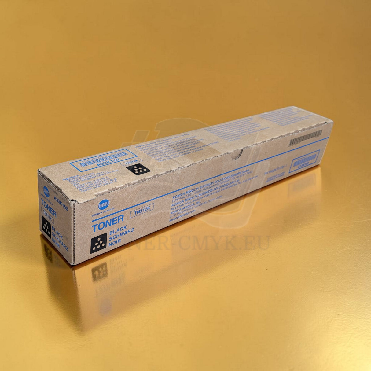 Originální černý toner Konica Minolta TN512K Schwarz A33K152 Bizhub C454 C554 C554