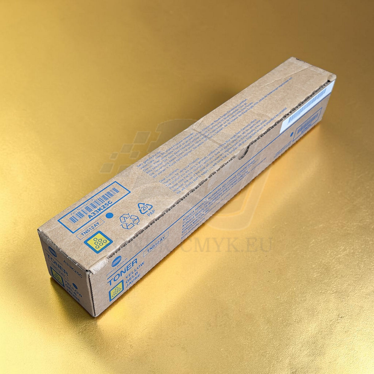"Original Konica Minolta Low Capacity TN321 Toner Geel A33K25C voor Bizhub 224