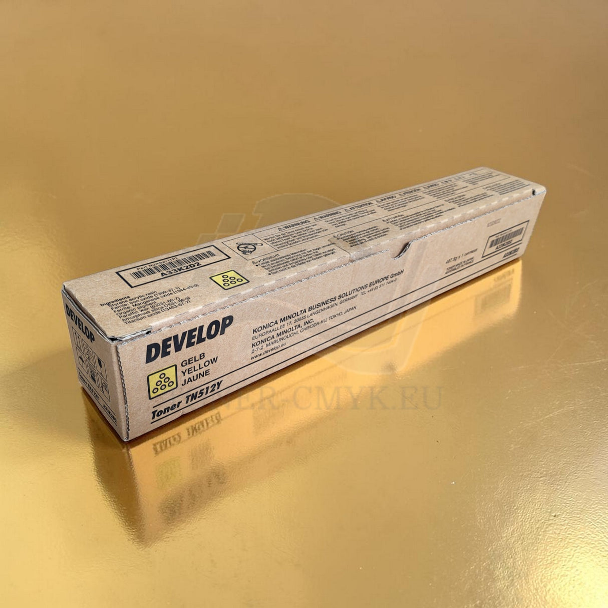 "Original Develop TN512Y Toner Jaune A33K2D2 pour Ineo + 454 554 454 e 554 e