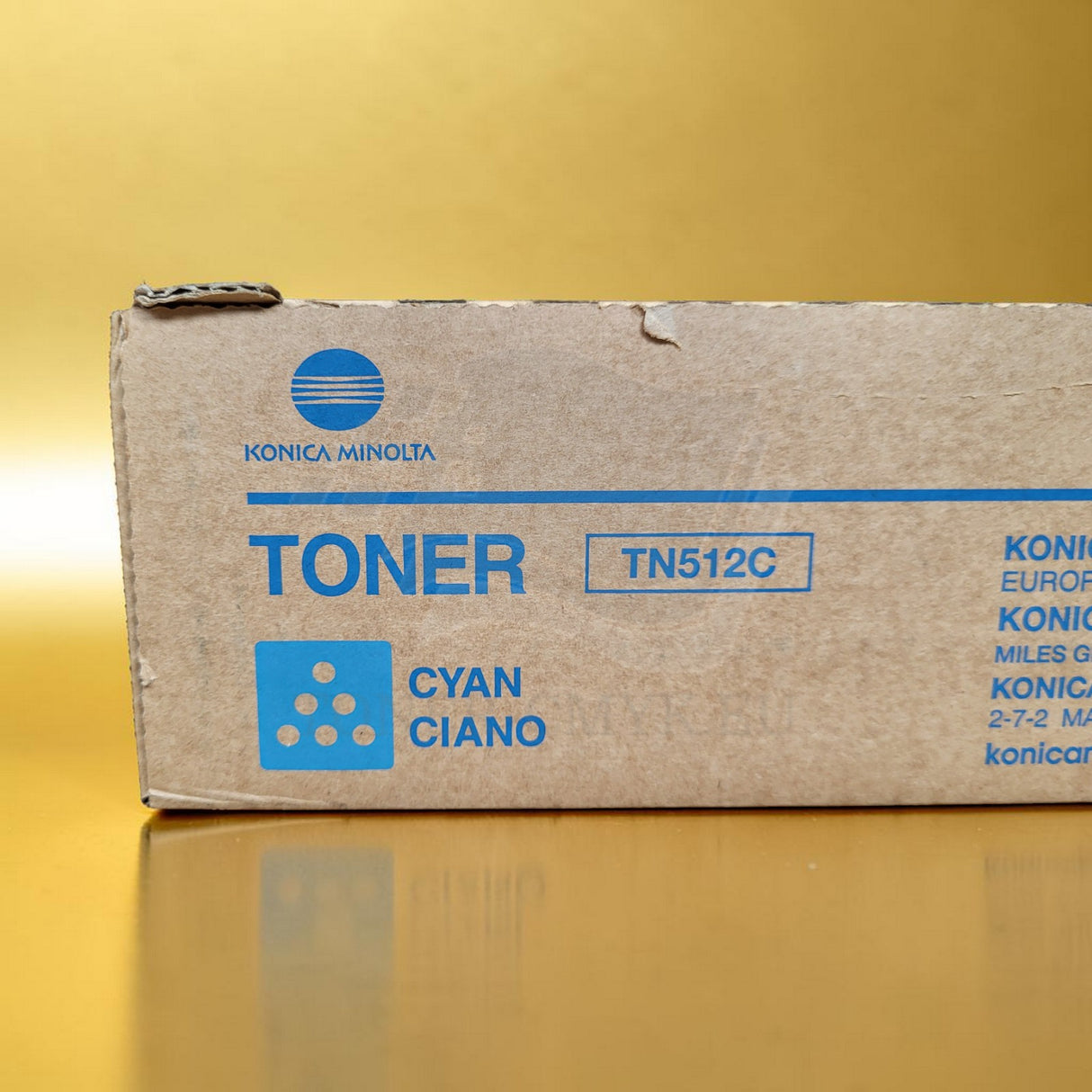 "Originele Konica Minolta TN512C toner cyaan A33K452 voor Bizhub C 454 554 NIEUWE OVP