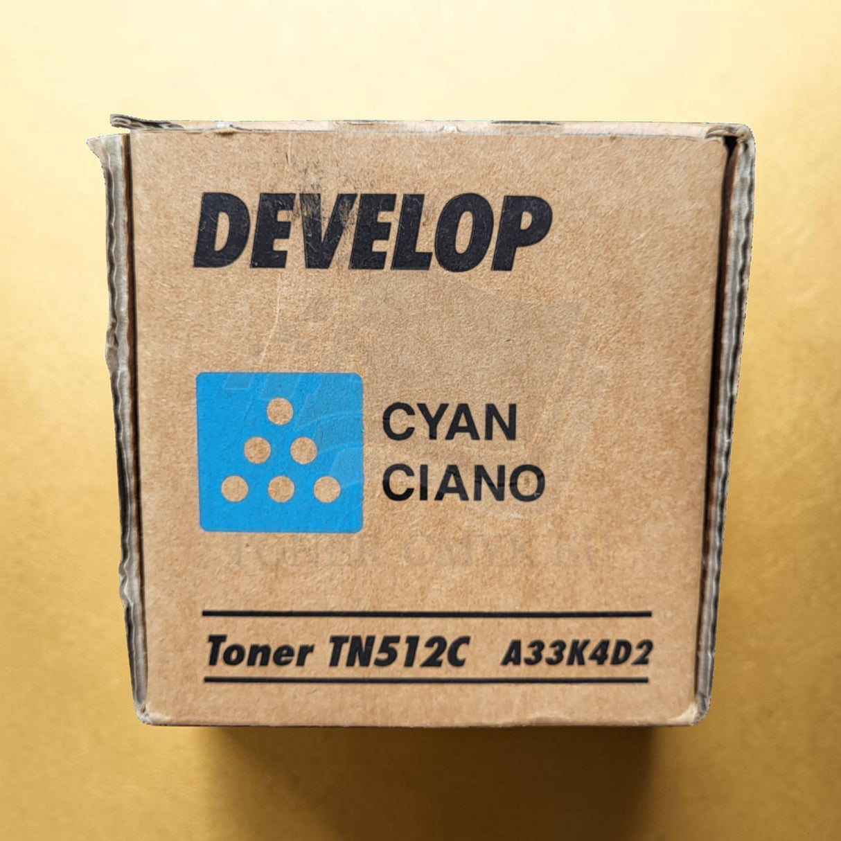 "Original Develop TN512C Toner Cyan A33K4D2 pour Ineo + 554 Ineo, Ineo + 454 Ineo
