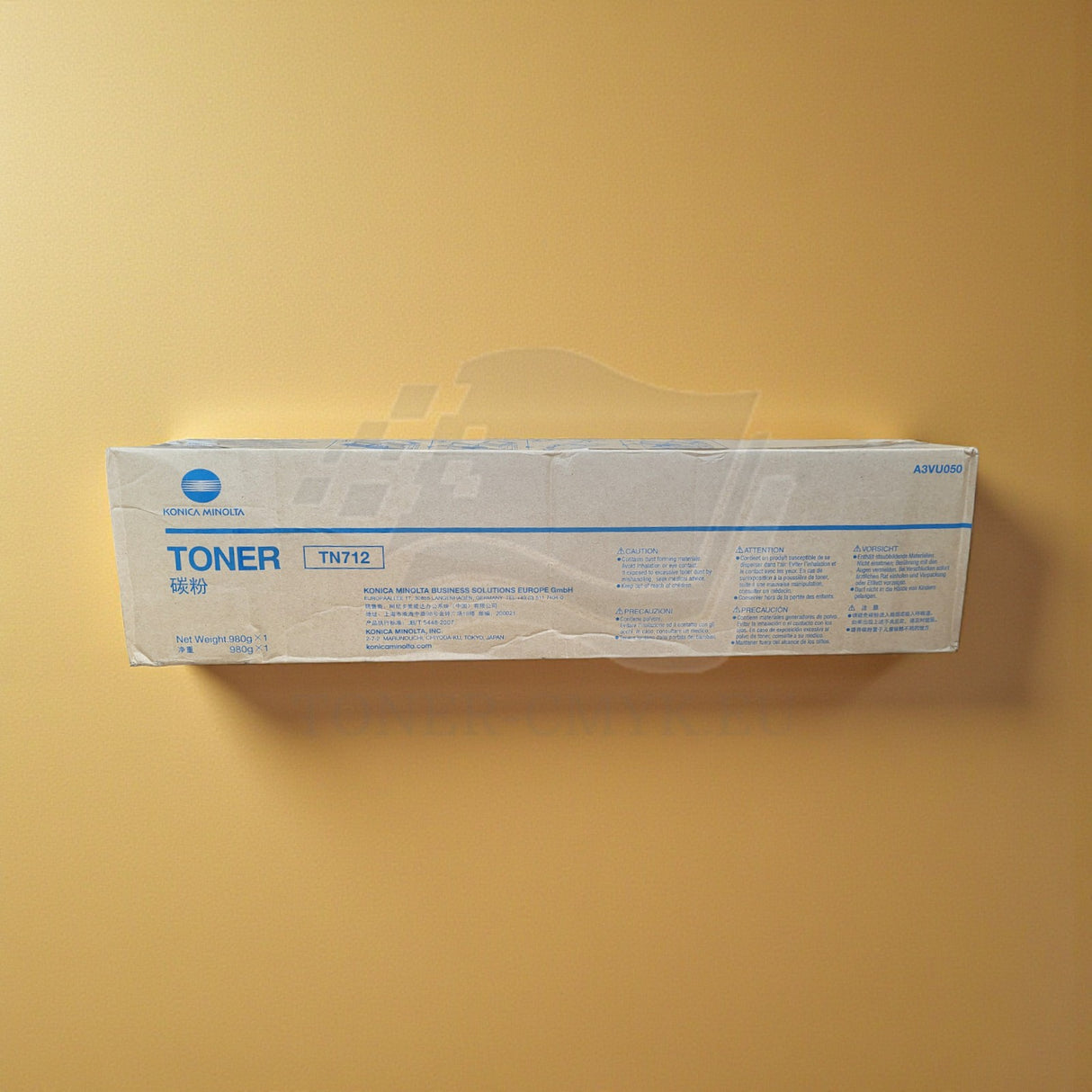 Originální černý toner Konica Minolta TN712 A3VU050 pro Bizhub 654 754 NOVINKA OVP