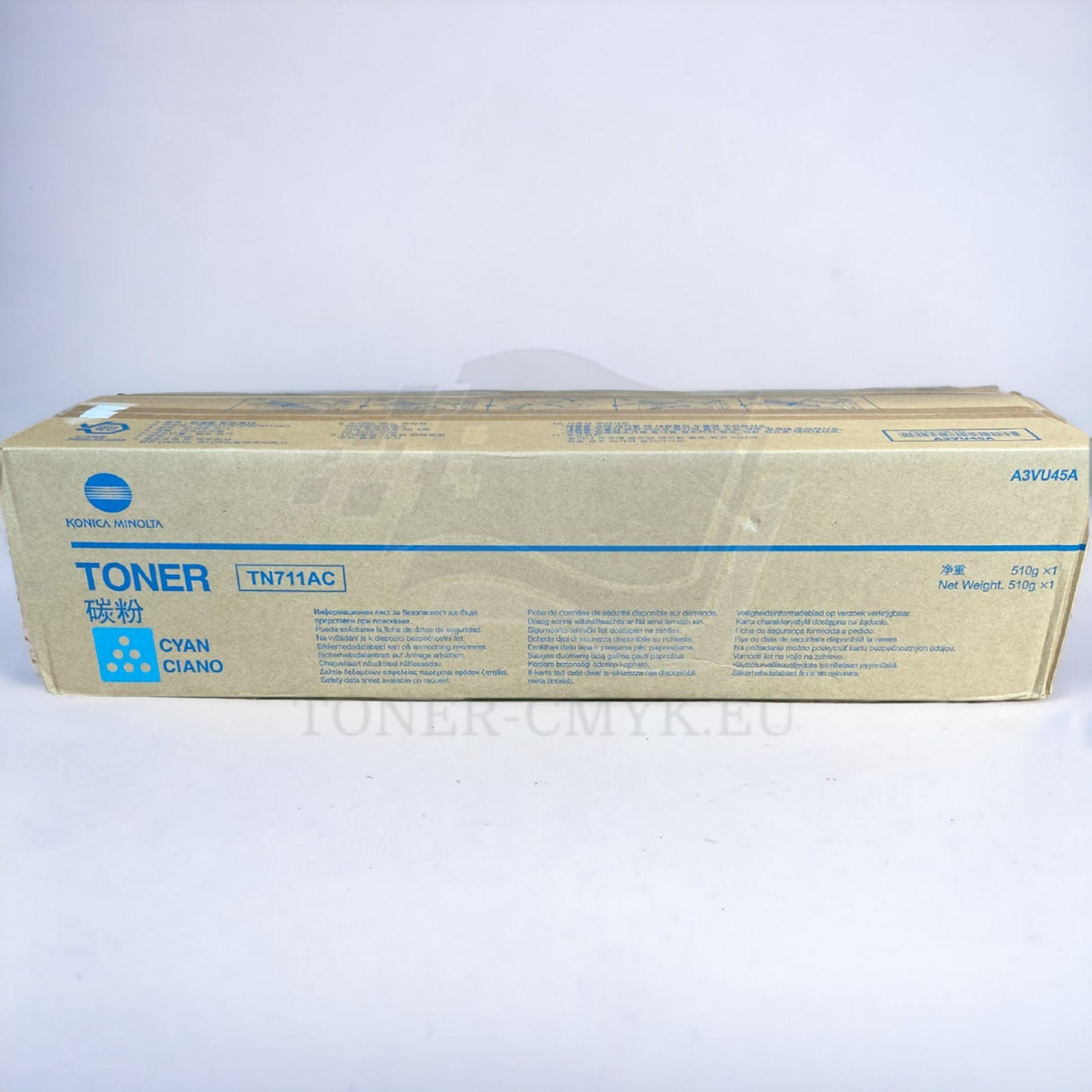 Konica Minolta TN711AC Toner Cyan A3VU45A wie A3VU450 C654 754 Pro 510g NEU OVP