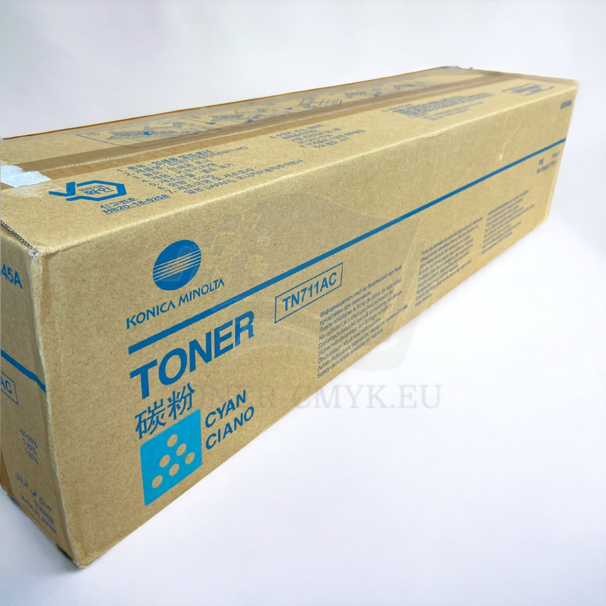 Konica Minolta TN711AC Toner Cyan A3VU45A wie A3VU450 C654 754 Pro 510g NEU OVP