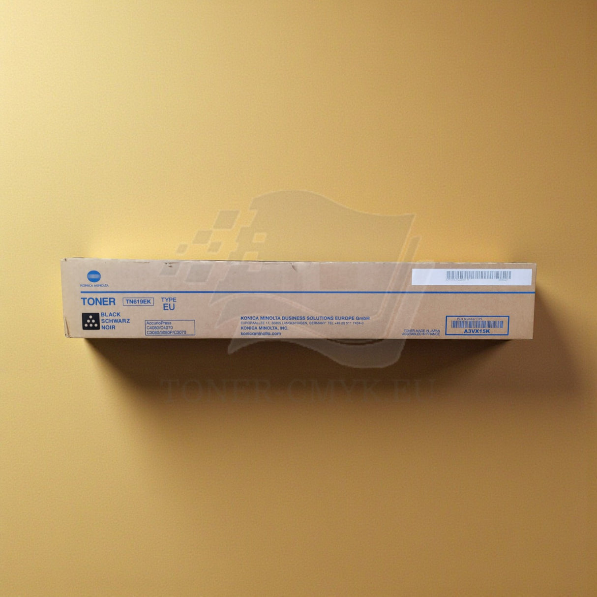 Originální černý toner Konica Minolta TN619K A3VX15K pro AccurioPress C3080-C4070