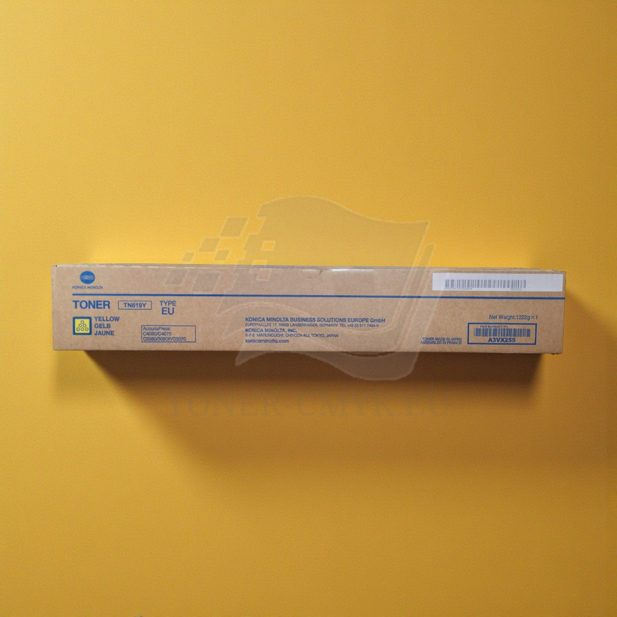 Originální gelový toner Konica Minolta TN619Y / A3VX255 (žlutý) Bizhub C 3070 3080
