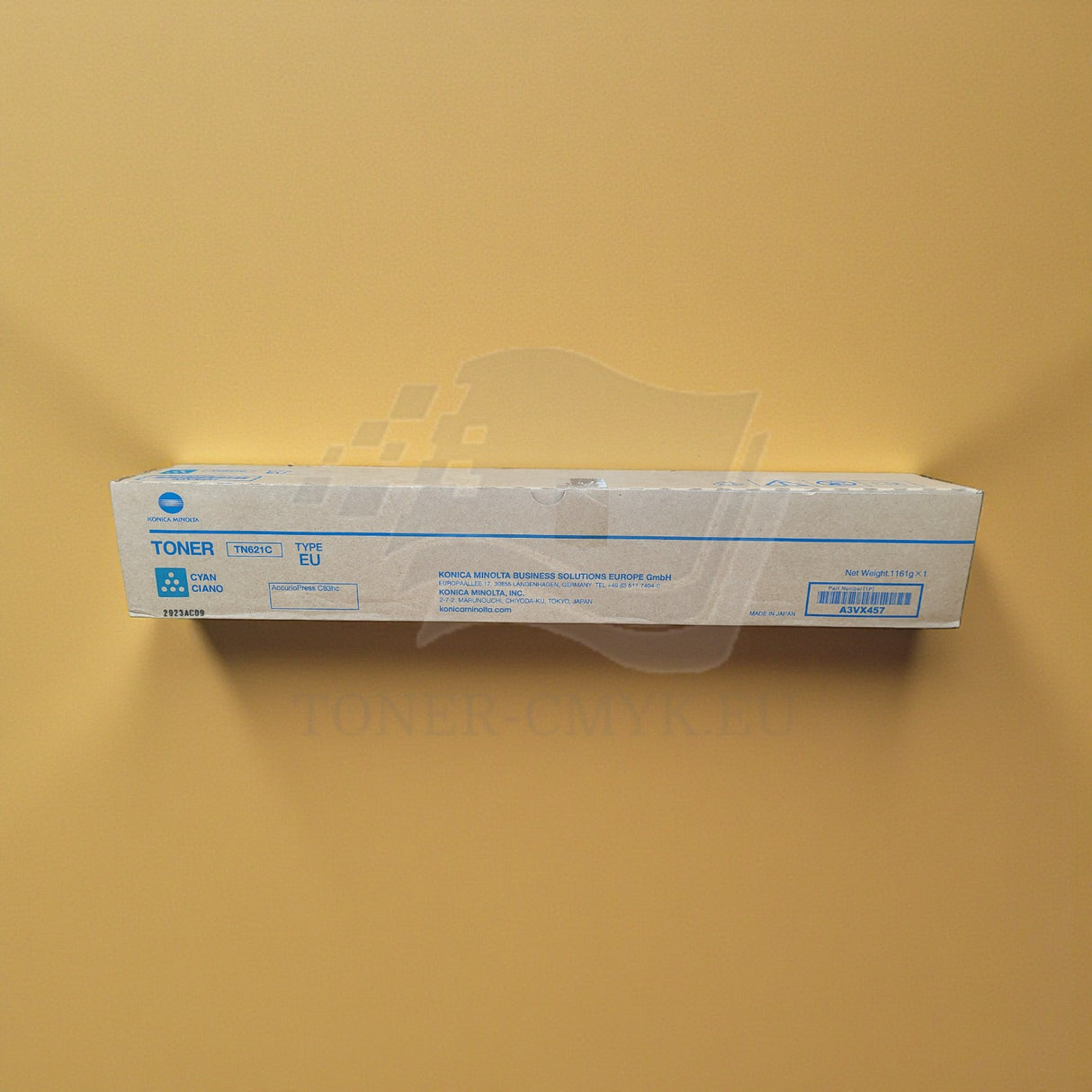 Originální toner Konica Minolta TN621C azurový A3VX457 pro Accuriopress C83 NOVINKA