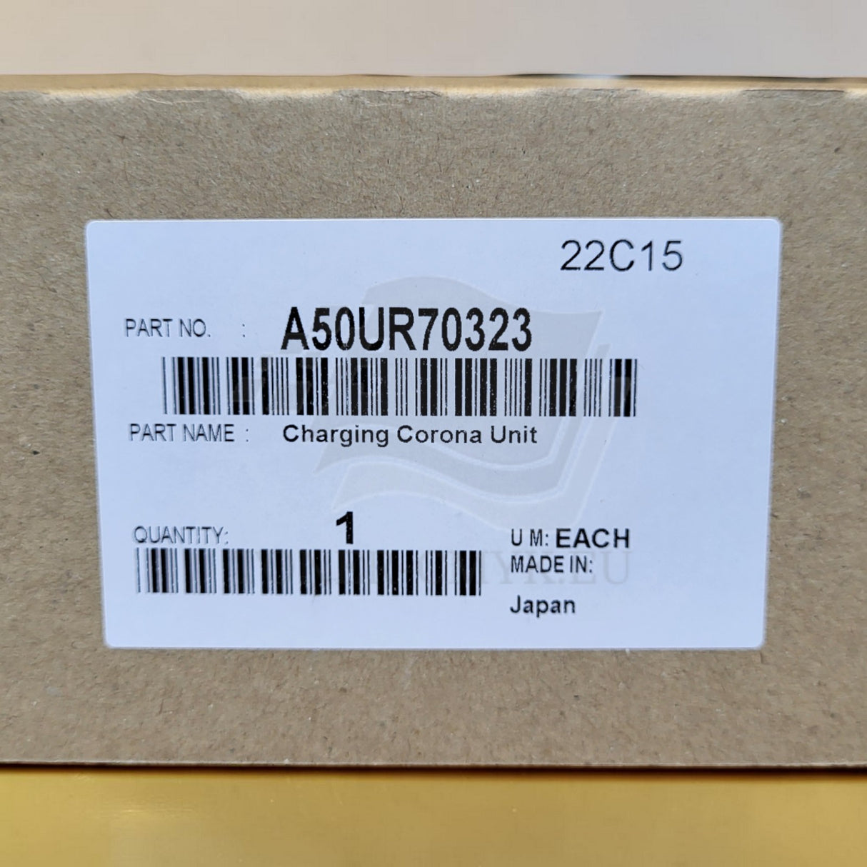 "Unité de charge Corona d'origine Konica Minolta A50UR70323 Bizhub P C1060 C1070