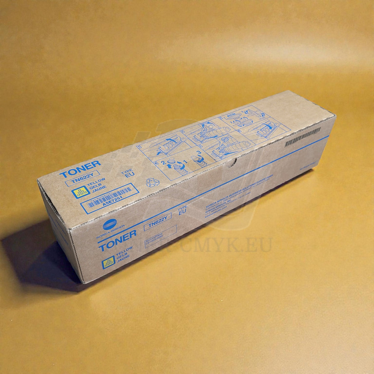 Originální toner Konica Minolta TN622Y žlutý A5E7251 Bizhub Press C 6100 NEU OVP