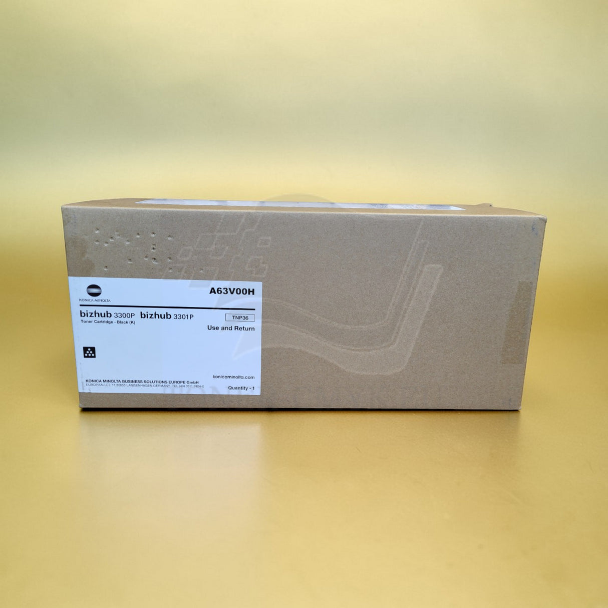 Konica Minolta TNP36 Toner Zwart (Zwart) A63V00H voor Bizhub 3300P 3301P NIEUW OV