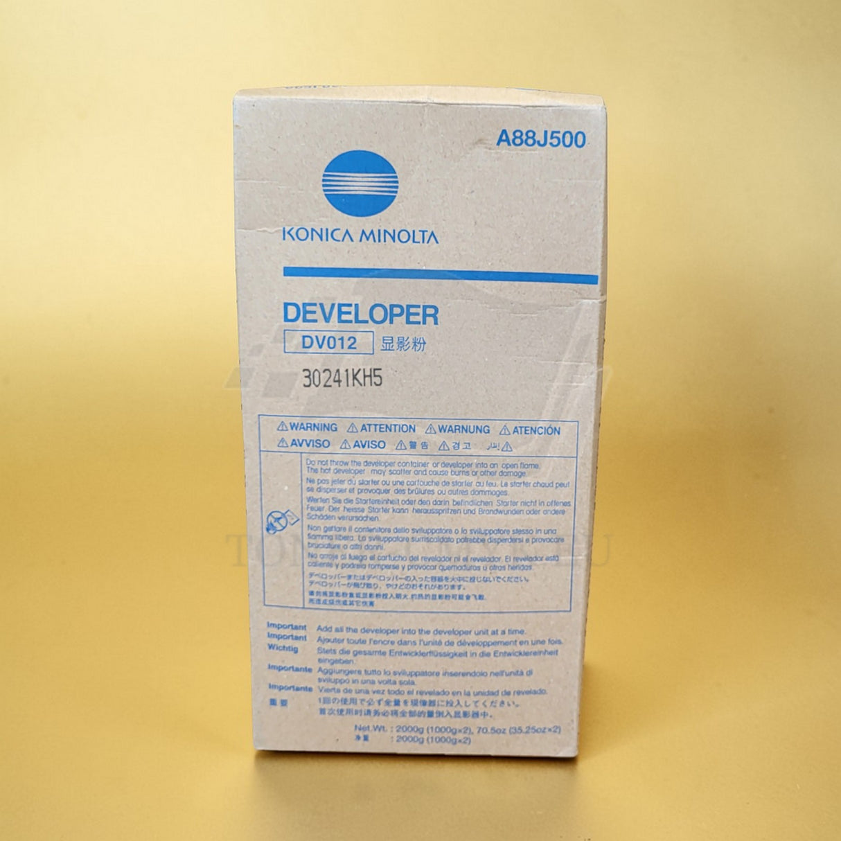 Konica Minolta DV012 Developer Black A88J500 pro Bizhub Pro 1100