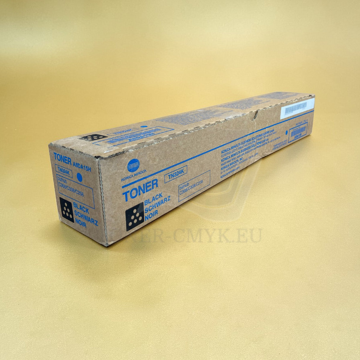 Originele Konica Minolta TN324K Toner Zwart A8DA15H voor Bizhub C258 C308 C368^