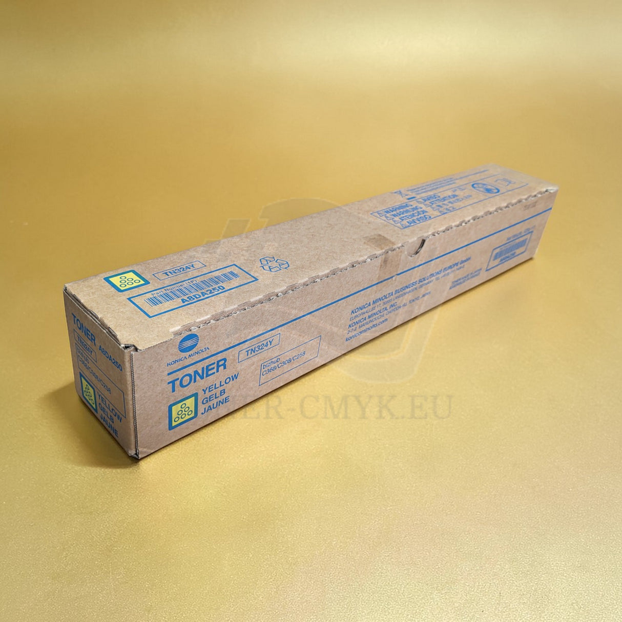 Konica - Minolta A8DA250 TN324Y Toner Yellow Yellow for Bizhub C368 C308 C258 NEW