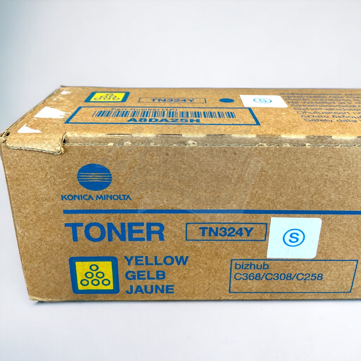 Original Konica Minolta TN324 Toner Yellow A8DA25H Bizhub C258 C308 C368 270G