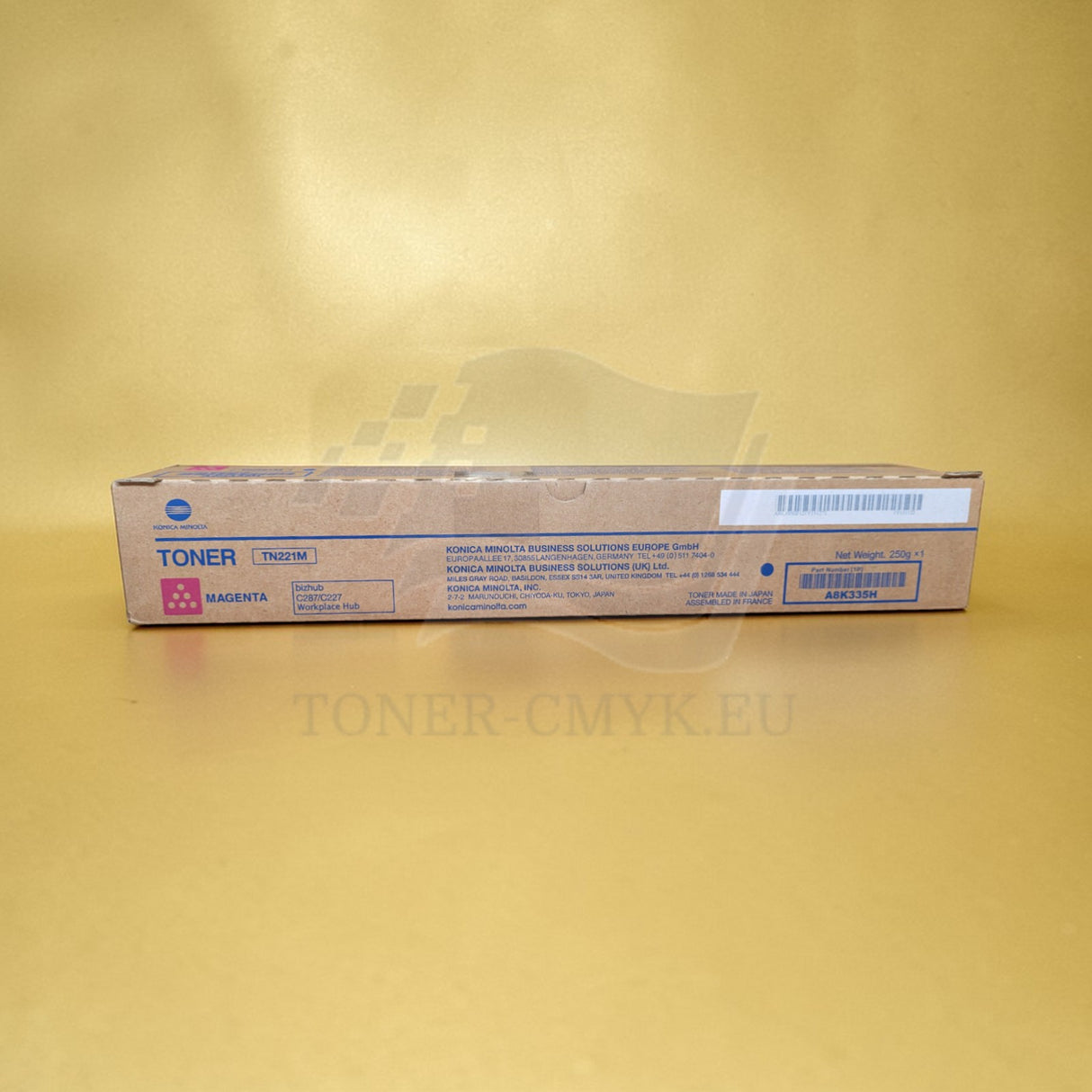 "Originele Konica Minolta lage capaciteit TN221 toner magenta A8K335H voor Bizhub 227