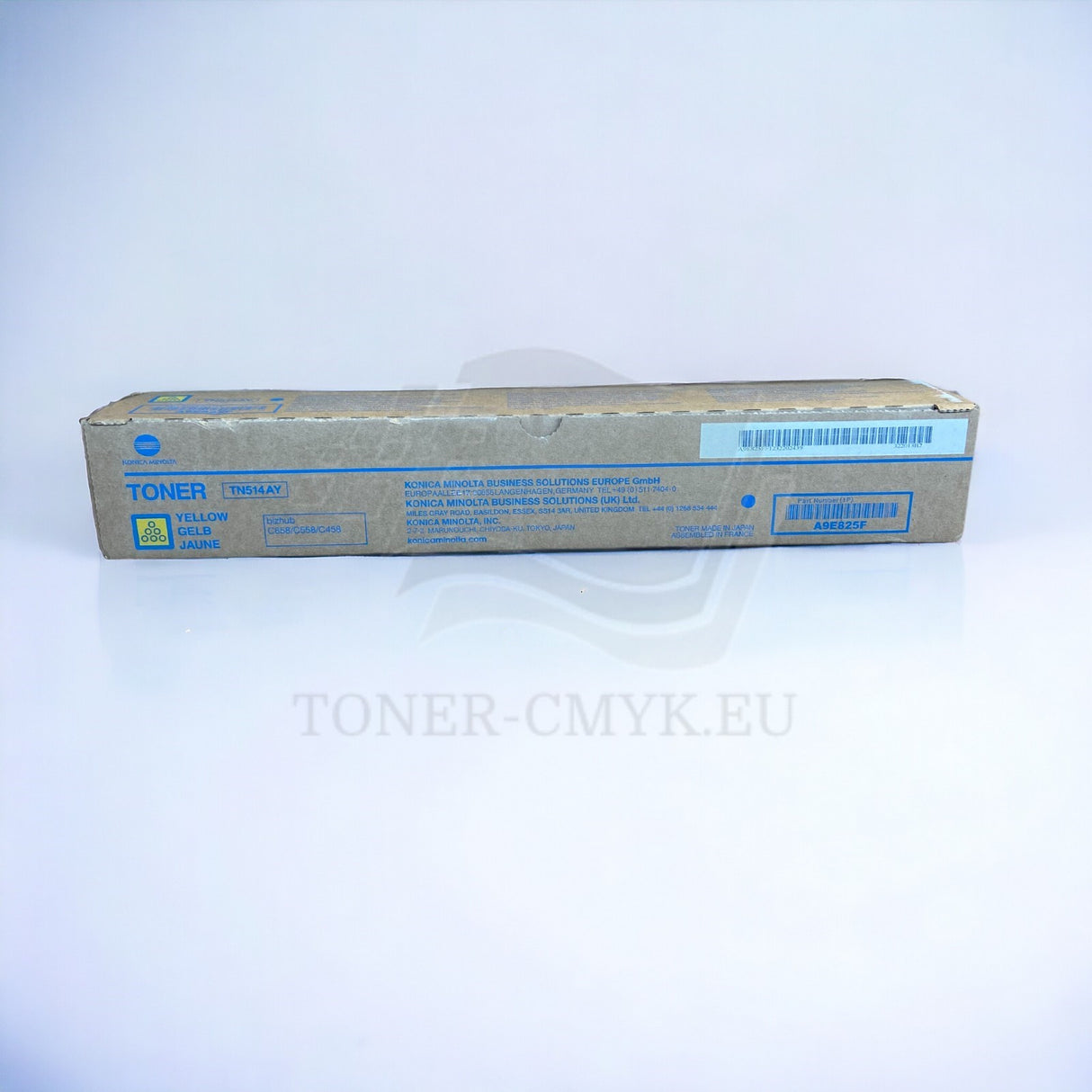 Original Konica Minolta TN514 Toner Yellow A9E825F for Bizhub C458 NEU OVP