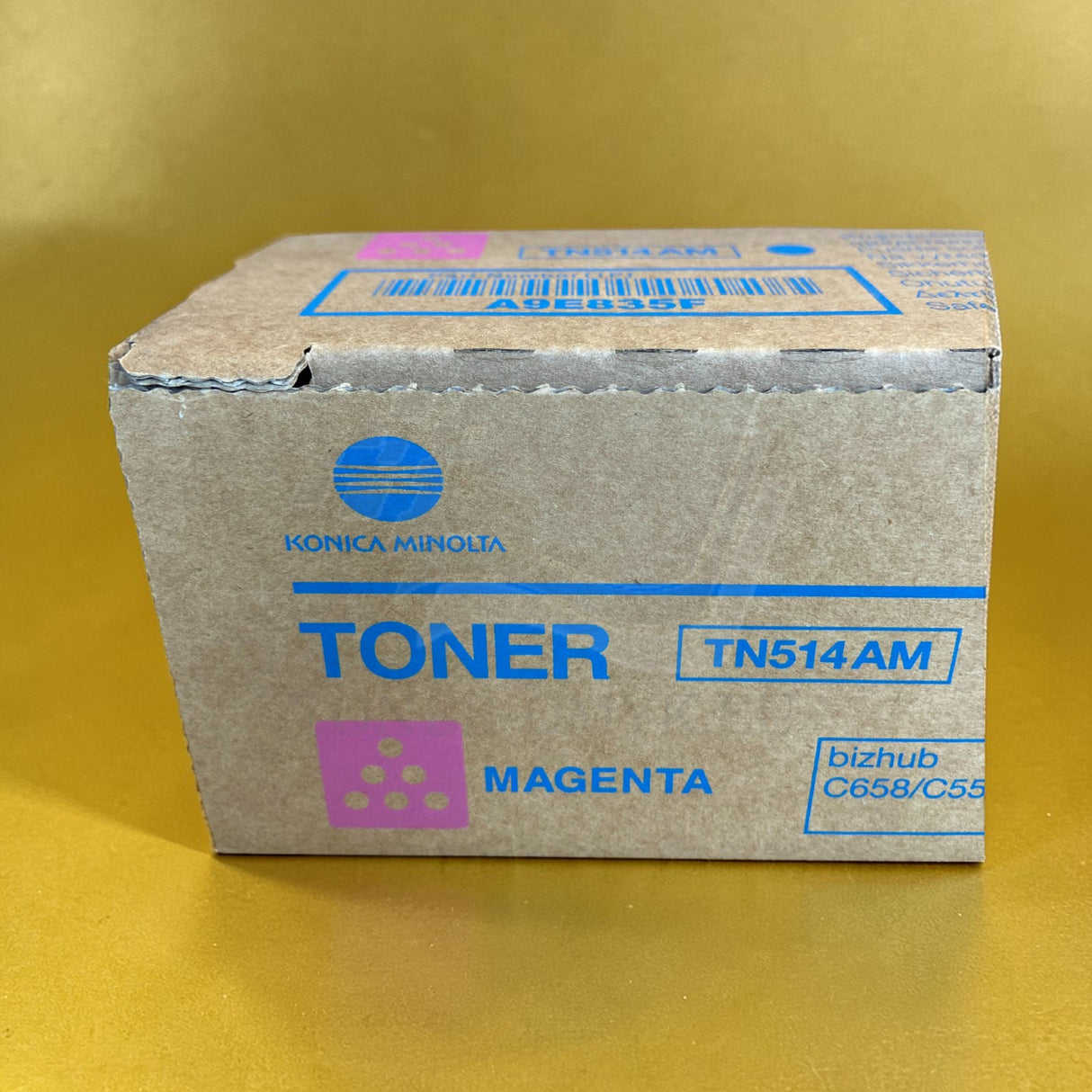 Original Konica Minolta Toner TN514AM Magenta Bizhub C458 C558 C658 A9E835F NEU^