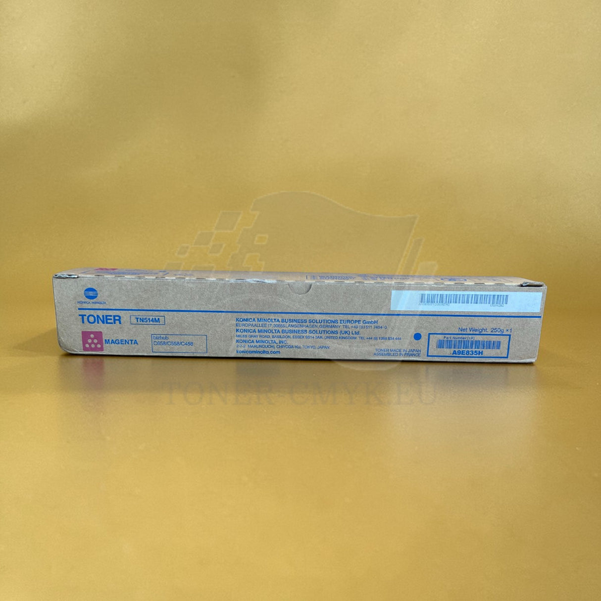Echte Konica Minolta TN514M toner magenta A9E835H voor Bizhub C458 C558 C658^